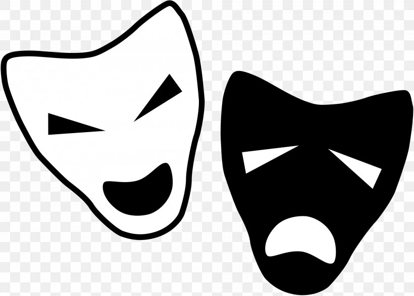 Drama Wikipedia Theatre Clip Art, PNG, 2000x1432px, Drama, Black, Black And White, Comedy, Face Download Free