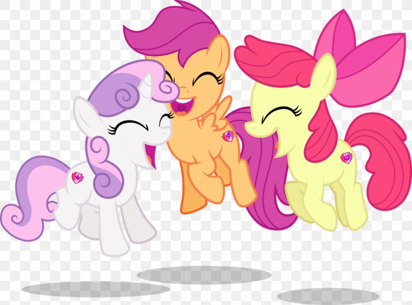 Pony The Cutie Mark Crusaders Apple Bloom The Cutie Mark Chronicles, PNG, 1038x770px, Watercolor, Cartoon, Flower, Frame, Heart Download Free