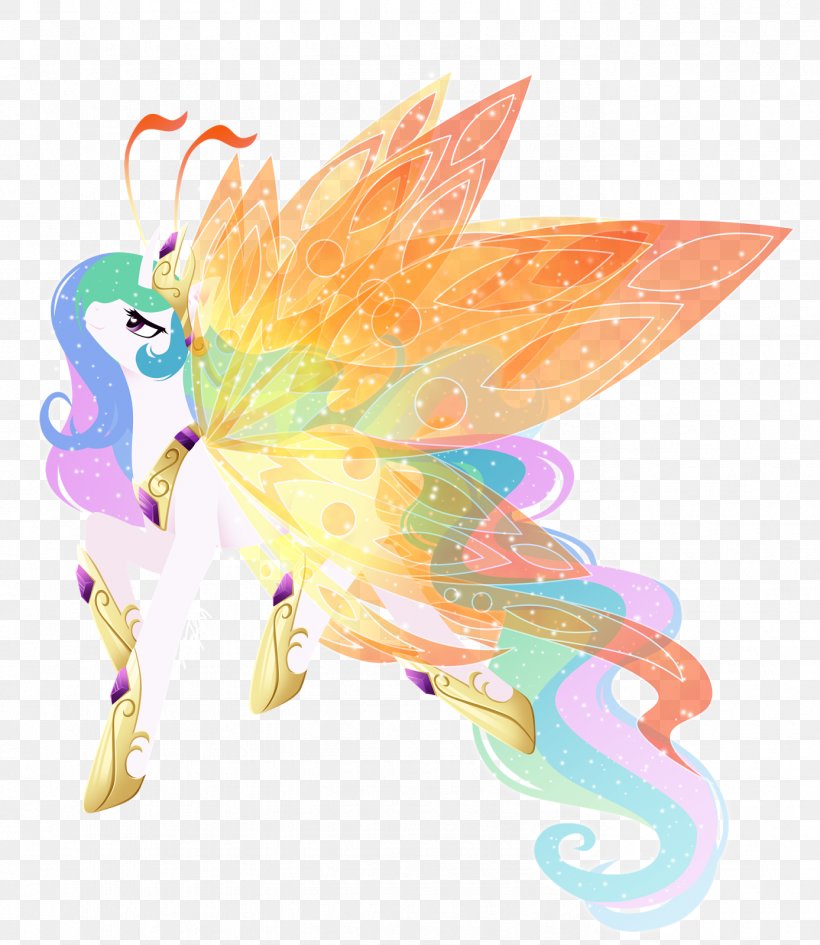 Princess Celestia Princess Luna Pony Rainbow Dash Rarity, PNG, 1387x1600px, Princess Celestia, Art, Butterfly, Deviantart, Fairy Download Free