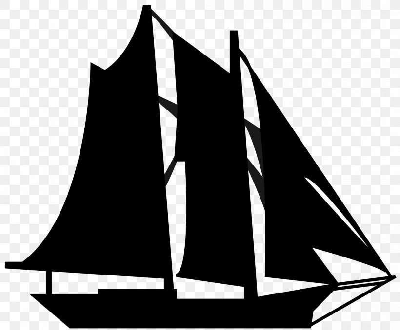 Schooner Caravel Clip Art, PNG, 2000x1656px, Schooner, Artwork, Black And White, Boat, Brigantine Download Free