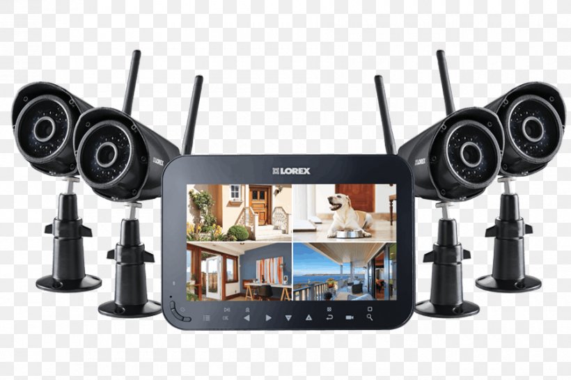 System Wireless Security Camera Closed-circuit Television Home Security Surveillance, PNG, 900x600px, System, Access Control, Camera, Camera Accessory, Cameras Optics Download Free