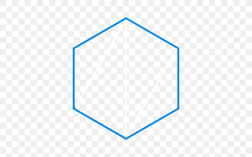 Hexagon Regular Polygon Shape Geometry, PNG, 512x512px, Hexagon, Apothem, Area, Blue, Concave Polygon Download Free