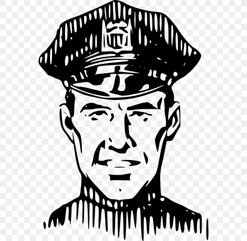 Police Officer Clip Art, PNG, 564x800px, Police Officer, Artwork, Black And White, Facial Hair, Hat Download Free
