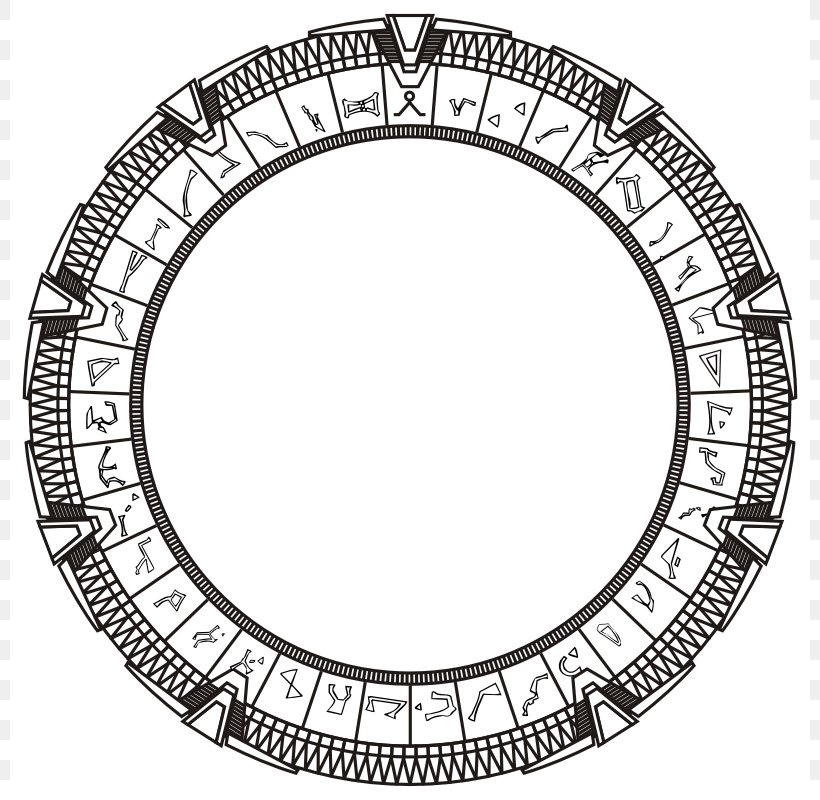 Stargate Anubis Earth Symbol, PNG, 800x800px, Stargate, Anubis, Area, Asgard, Black And White Download Free