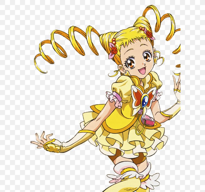 Urara Kasugano Lemonade Nozomi Yumehara YouTube Pretty Cure, PNG, 624x768px, Watercolor, Cartoon, Flower, Frame, Heart Download Free
