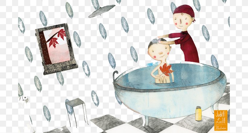 Child Illustration, PNG, 700x441px, Child, Bathing, Behance, Book, Cook Download Free
