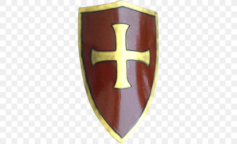 Crusades Middle Ages Shield Knights Templar, PNG, 500x500px, Crusades, Buckler, Coat Of Arms, Cross, Foam Weapon Download Free