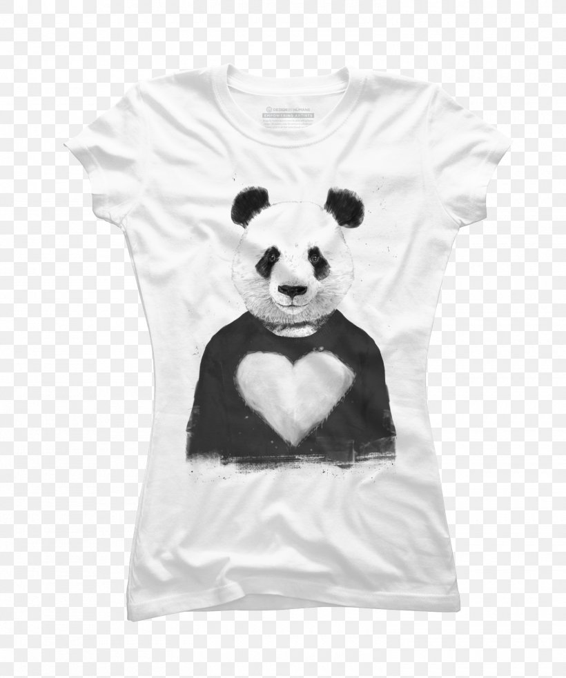 Giant Panda T-shirt Poster Bear Artist, PNG, 1500x1800px, Giant Panda, Art, Artist, Bear, Black Download Free