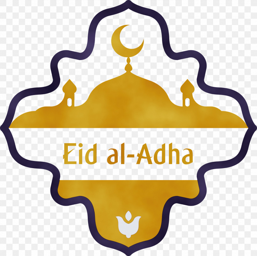 Logo Yellow Line Area Meter, PNG, 3000x2999px, Eid Al Adha, Area, Eid Qurban, Line, Logo Download Free