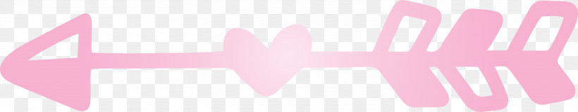 Simple Arrow Heart Arrow, PNG, 3000x588px, Simple Arrow, Heart, Heart Arrow, Line, Pink Download Free
