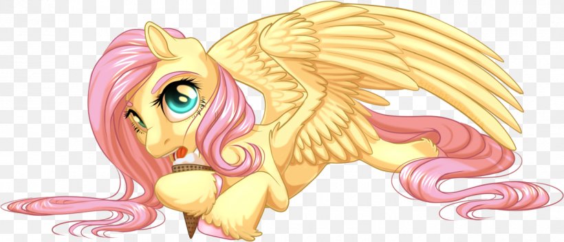 Fluttershy My Little Pony Cartoon Legendary Creature, PNG, 1288x554px, Watercolor, Cartoon, Flower, Frame, Heart Download Free