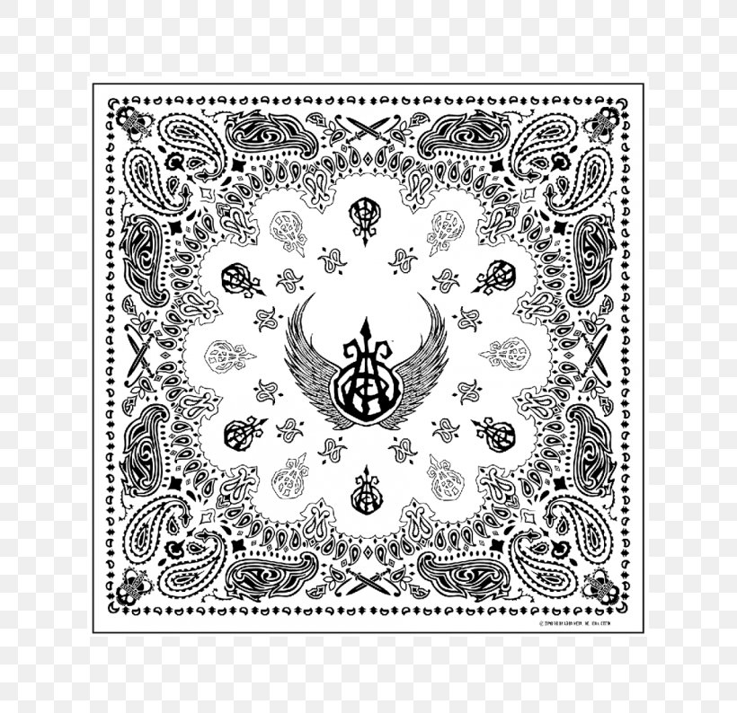 Kerchief Paisley Headband Pattern, PNG, 625x794px, Kerchief, Area, Art, Black And White, Clothing Download Free