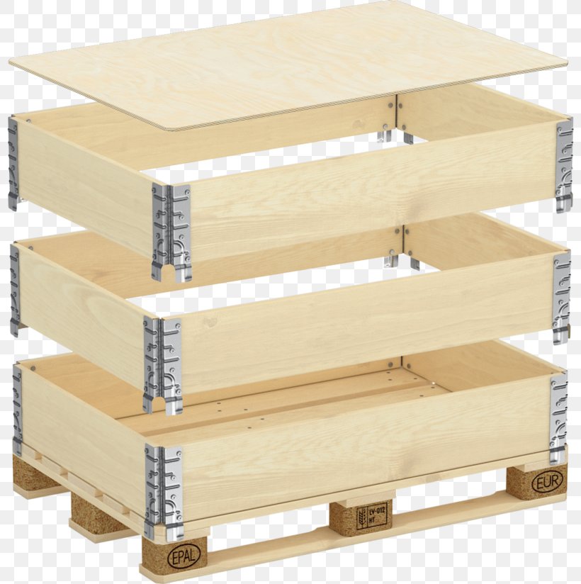 Pallet Collar EUR-pallet Packaging And Labeling Technical Standard, PNG, 800x824px, Pallet, Box, Eurpallet, Furniture, Hardwood Download Free