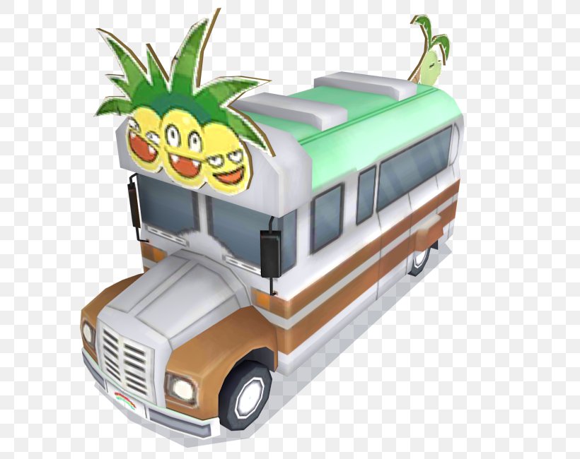 Pokémon Sun And Moon Exeggutor Car Video Game Voltorb, PNG, 750x650px, Exeggutor, Automotive Design, Bus, Car, Compact Car Download Free