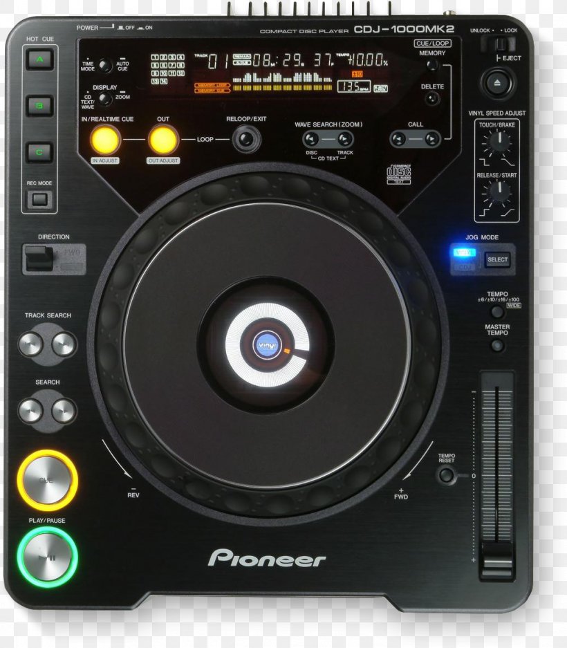 CDJ-2000 CDJ-1000 Pioneer DJ CD Player, PNG, 1023x1169px, Cdj, Audio, Cd Player, Compact Disc, Disc Jockey Download Free