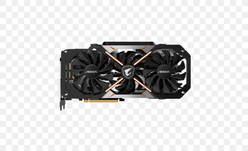 Graphics Cards & Video Adapters NVIDIA GeForce GTX 1070 Gigabyte Technology 英伟达精视GTX, PNG, 500x500px, Graphics Cards Video Adapters, Aorus, Computer Component, Computer Cooling, Gddr5 Sdram Download Free