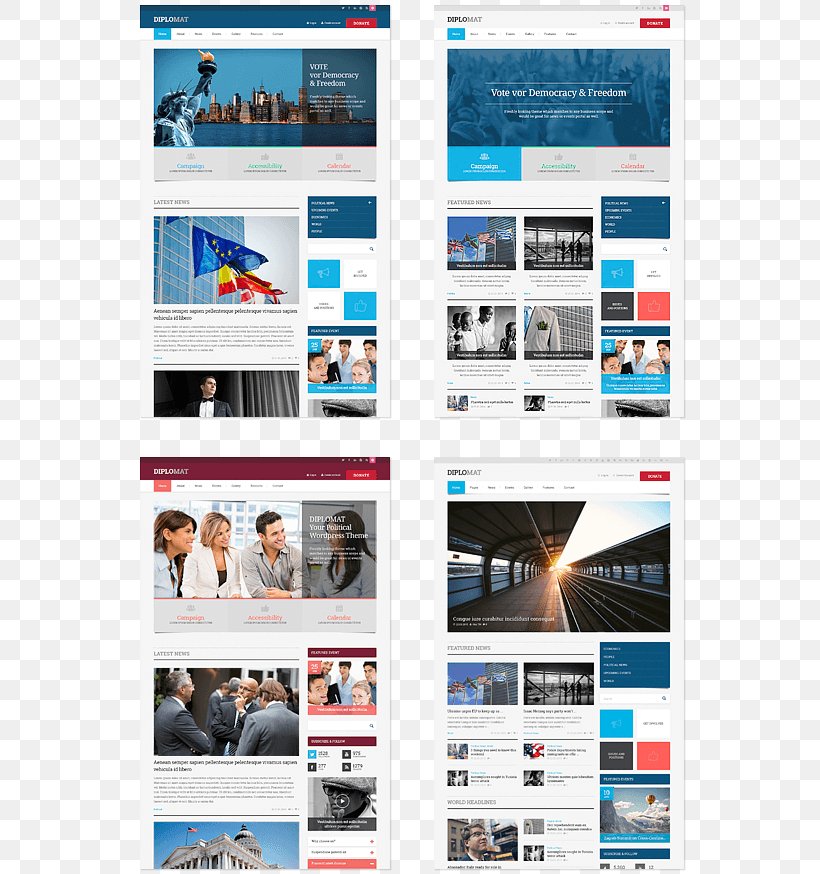 Responsive Web Design Web Page Web Template System WordPress, PNG, 615x874px, Responsive Web Design, Advertising, Brand, Display Advertising, Html Download Free