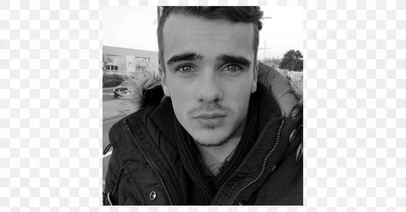 Antoine Griezmann Portrait Photography Look-alike Selfie, PNG, 1200x630px, Antoine Griezmann, Atletico Madrid, Black And White, Diaporama, Eyebrow Download Free