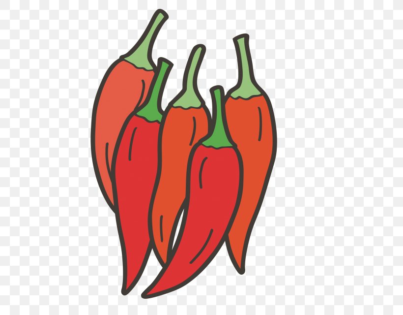 Chili Con Carne Chili Pepper Vegetable Clip Art, PNG, 640x640px, Chili Con Carne, Bell Pepper, Bell Peppers And Chili Peppers, Capsicum, Cayenne Pepper Download Free