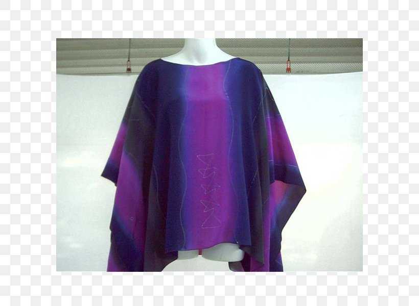Purple Outerwear Silk Pink Poncho, PNG, 600x600px, Purple, Blouse, Magenta, Outerwear, Pink Download Free