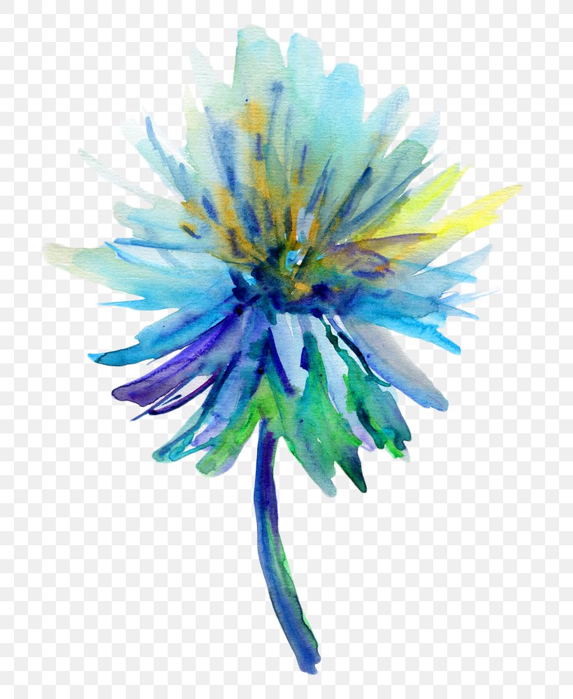 Watercolour Flowers Watercolor Painting Abstract Art, PNG, 740x1000px, Watercolour Flowers, Abstract Art, Art, Blue, Cut Flowers Download Free