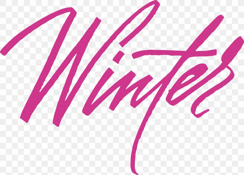 Winter Illustration, PNG, 3670x2635px, Winter, Brand, Logo, Magenta, Pink Download Free