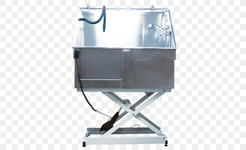 Dog Bathtub Personal Grooming Stainless Steel, PNG, 500x500px, Dog, Bathtub, Changing Tables, Machine, Material Download Free