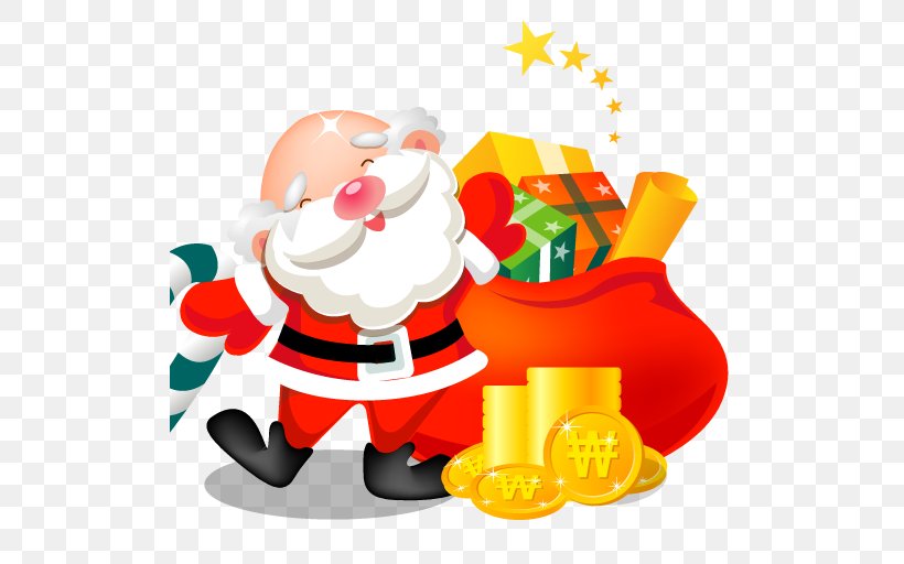 Toy Christmas Ornament Food Christmas Decoration, PNG, 512x512px, Santa Claus, Christmas, Christmas Decoration, Christmas Gift, Christmas Ornament Download Free