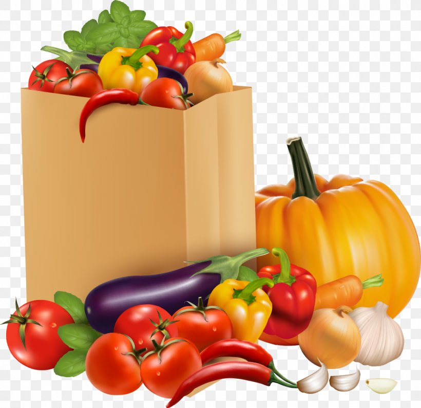 Vegetable Healthy Diet Shopping Bags & Trolleys Eggplant, PNG, 1092x1058px, Vegetable, Bag, Bell Pepper, Bell Peppers And Chili Peppers, Chili Pepper Download Free