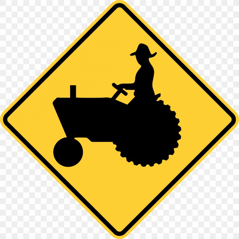 Warning Sign Tractor Traffic Sign Vehicle, PNG, 2000x2000px, Warning Sign, Agricultural Machinery, Architectural Engineering, Area, Artwork Download Free