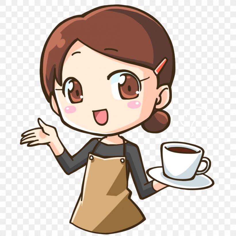 Illustration Woman Japan Coffee Clip Art, PNG, 1000x1000px, Watercolor, Cartoon, Flower, Frame, Heart Download Free