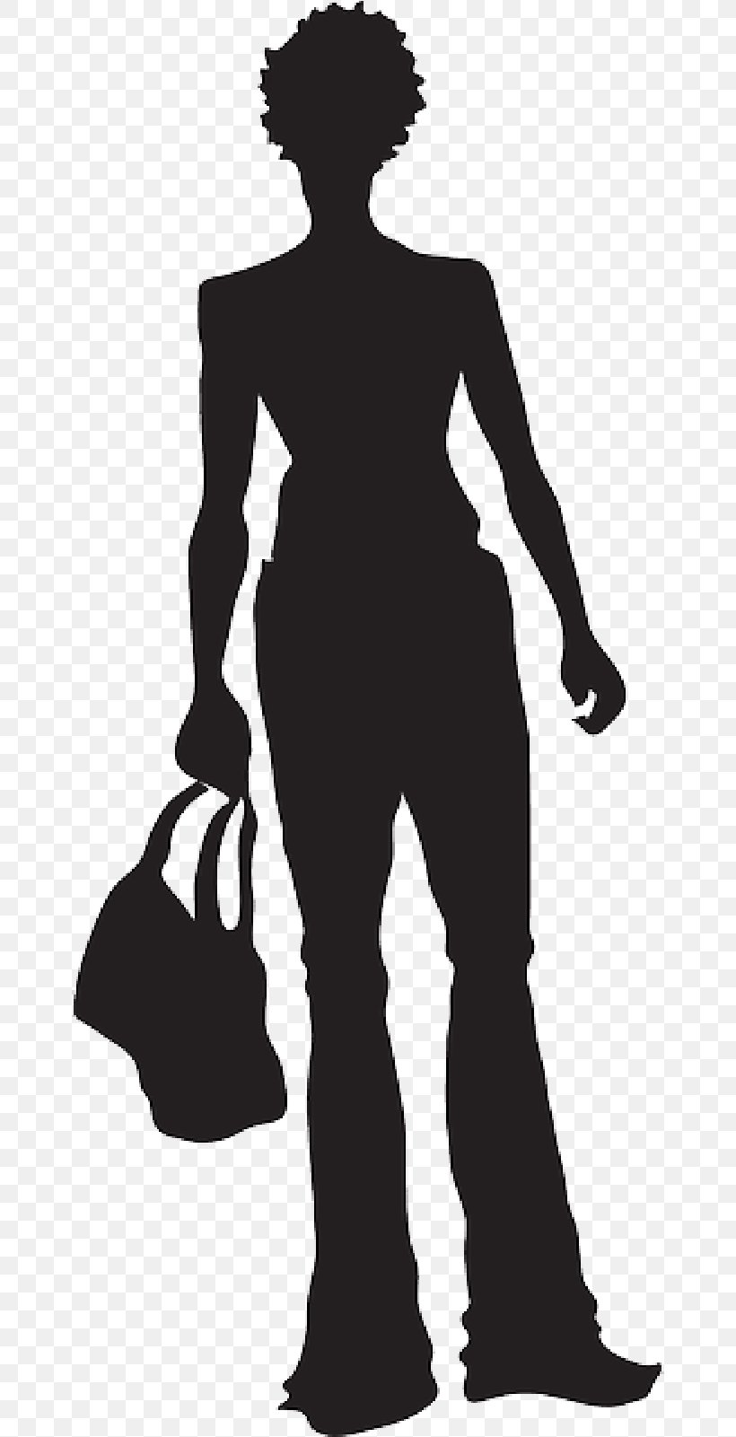 Money Bag, PNG, 661x1601px, Silhouette, Money Bag, Sleeve, Standing, Woman Download Free