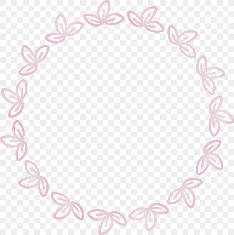 Pink Circle, PNG, 2993x3000px, Floral Frame, Circle, Flower Frame, Monogram Frame, Paint Download Free