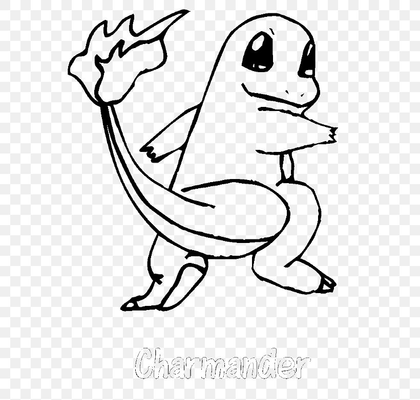 Coloring Book Charmander Black And White Pokémon Drawing, PNG, 600x782px, Watercolor, Cartoon, Flower, Frame, Heart Download Free