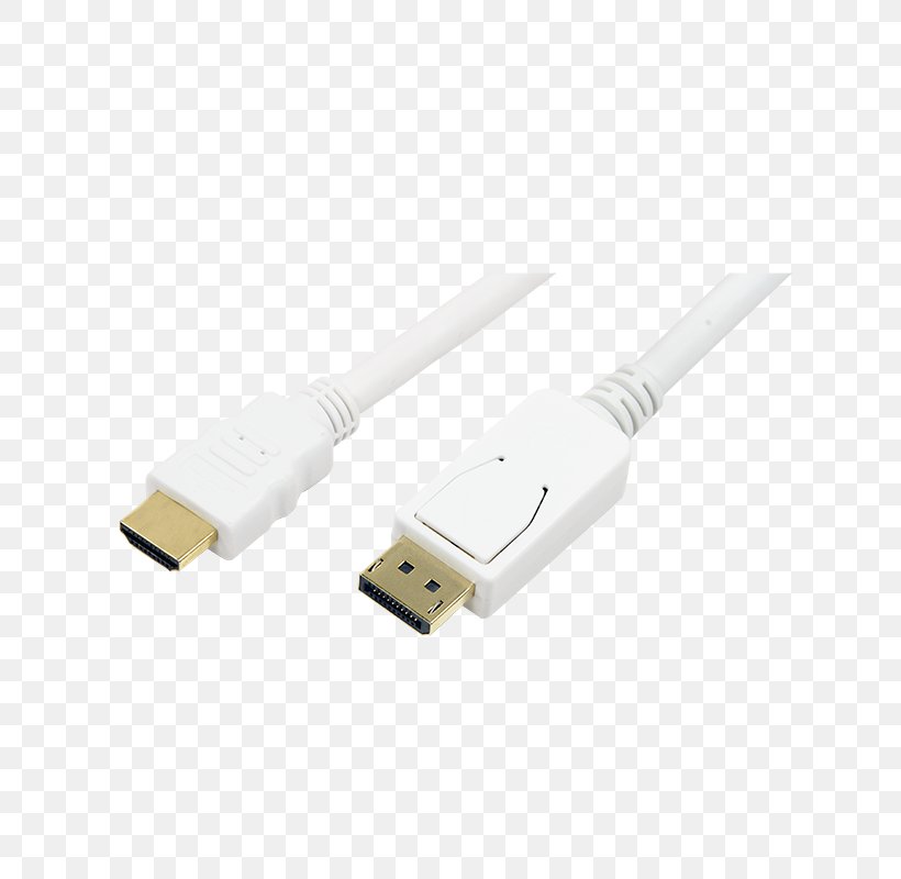 DisplayPort / HDMI Adapter White LogiLink DisplayPort / HDMI Adapter White LogiLink Electrical Connector, PNG, 800x800px, Displayport, Adapter, Cable, Computer Monitors, Data Transfer Cable Download Free