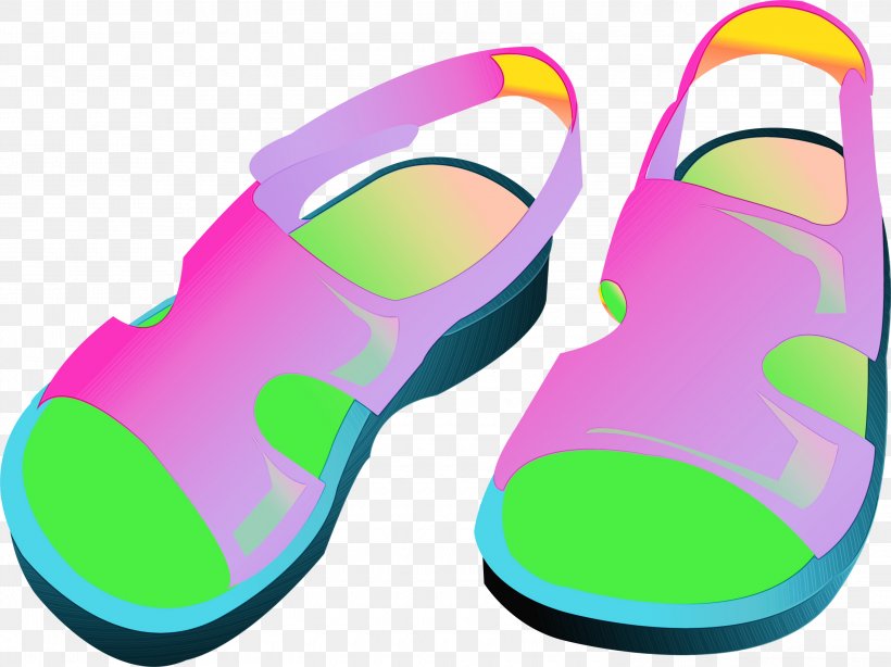 Clip Art Flip-flops Sandal Slipper, PNG, 3000x2247px, Flipflops, Aqua, Electric Blue, Footwear, Green Download Free