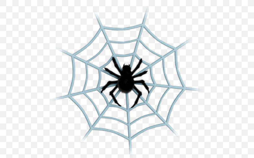 Spider Web Clip Art Vector Graphics, PNG, 512x512px, Spider, Arachnid, Black And White, Depositphotos, Invertebrate Download Free