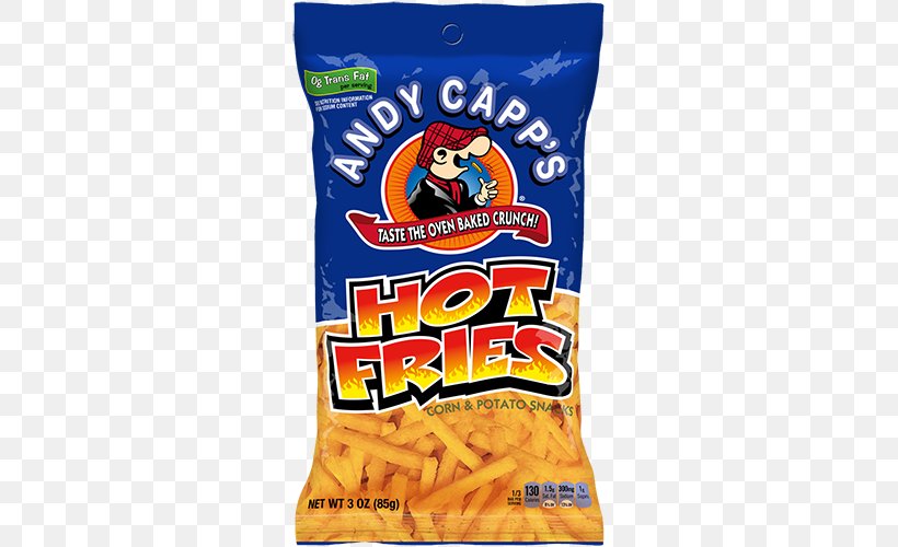 French Fries Andy Capp's Fries Potato Chip American Cuisine, PNG, 500x500px, French Fries, American Cuisine, Andy Capp, Cheddar Cheese, Corn Download Free