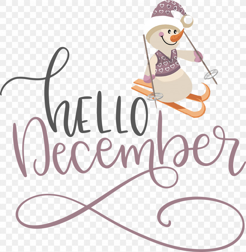 Hello December Winter December, PNG, 2923x3000px, Hello December, Christmas Day, December, Drawing, Logo Download Free