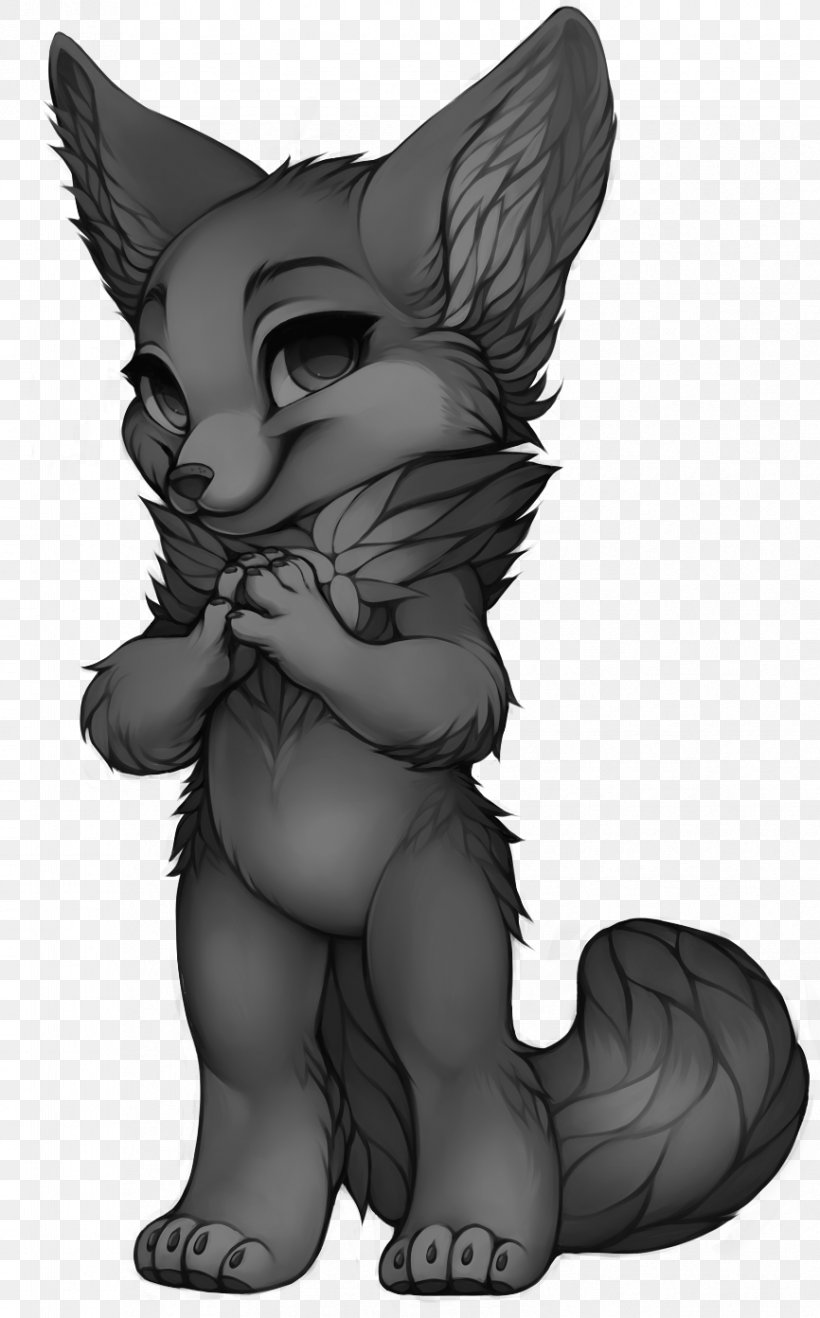 Sword Art Online: Fatal Bullet Furry Fandom Wikia Fennec Fox Grayscale, PNG, 866x1392px, Furry Fandom, Art, Black And White, Carnivoran, Cartoon Download Free