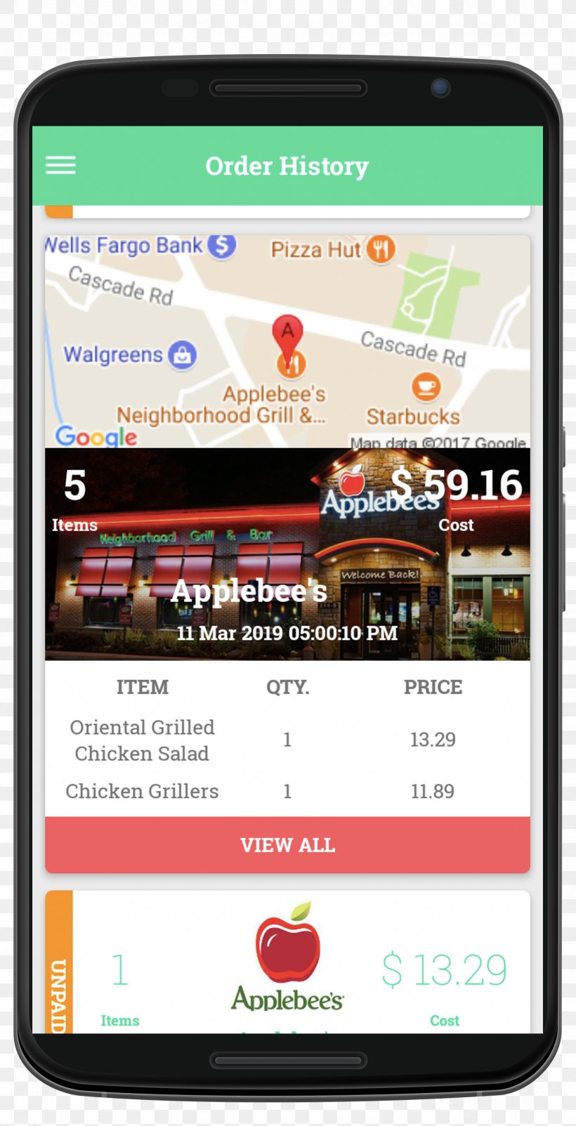 Smartphone Restaurant Menu Online Food Ordering Mobile Phones, PNG, 1745x3412px, Smartphone, Brand, Communication Device, Content Management System, Display Advertising Download Free