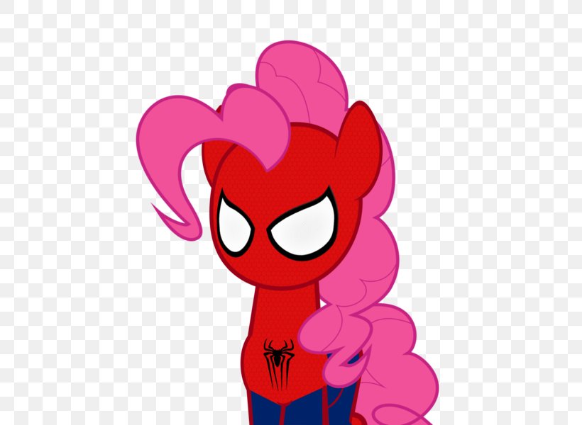 Pony Pinkie Pie Spider-Man Eddie Brock Drawing, PNG, 462x600px, Watercolor, Cartoon, Flower, Frame, Heart Download Free