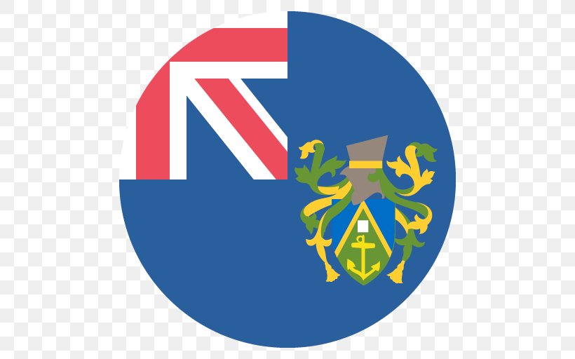 Flag And Coat Of Arms Of The Pitcairn Islands Emoji Flag Of Australia, PNG, 512x512px, Pitcairn Islands, Area, Blue, Brand, Emoji Download Free