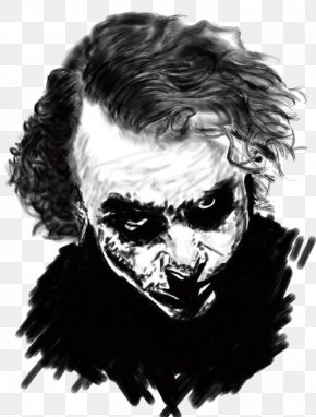 Joker - Joker Batman Black And White The Dark Knight Returns PNG