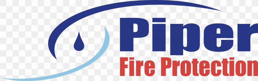 Logo Brand Piper Fire Protection Organization, PNG, 10988x3458px, Logo, Area, Blue, Brand, Organization Download Free