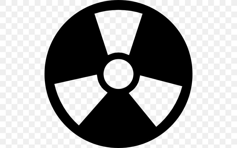 Radioactive Decay Radiation Symbol Radioactive Contamination, PNG, 512x512px, Radioactive Decay, Area, Beta Particle, Black, Black And White Download Free