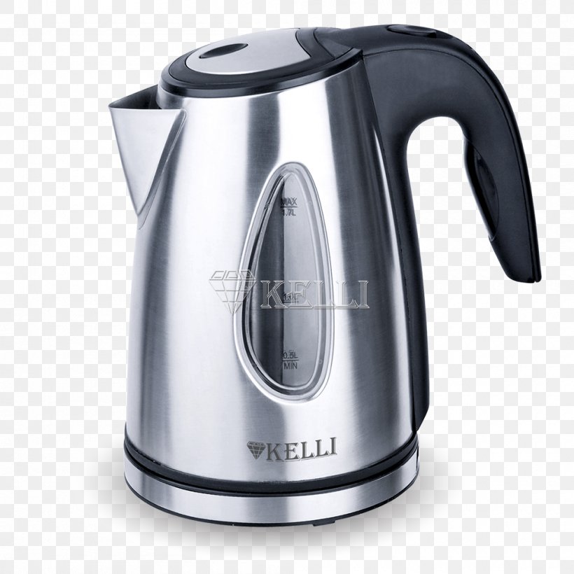 Electric Kettle Home Appliance Cooking Ranges Electric Water Boiler Stainless Steel, PNG, 1000x1000px, Electric Kettle, Coffeemaker, Cooking Ranges, Electric Water Boiler, Electricity Download Free