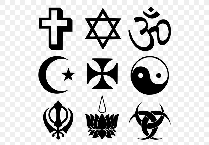 Religious Symbol Religion Christian Symbolism Christianity, PNG, 570x570px, Religious Symbol, Area, Black, Black And White, Christian Cross Download Free