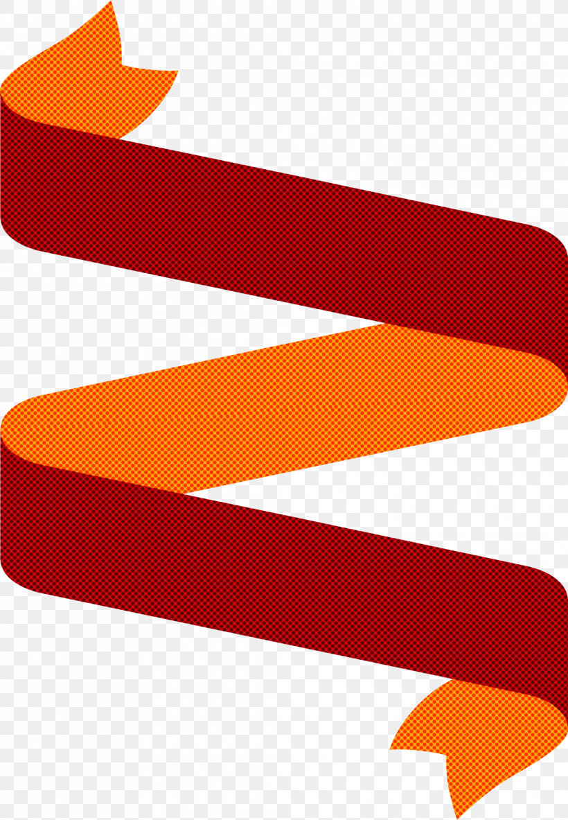 Ribbon Multiple Ribbon, PNG, 2079x3000px, Ribbon, Line, Logo, Multiple Ribbon, Orange Download Free