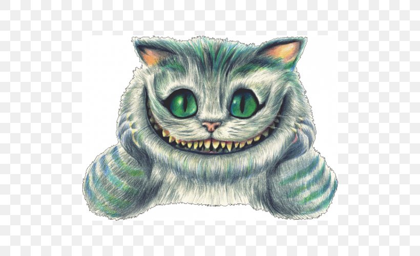 Cheshire Cat Alice Drawing Mad Hatter, PNG, 500x500px, Cheshire Cat, Alice, Alice In Wonderland, Carnivoran, Cat Download Free